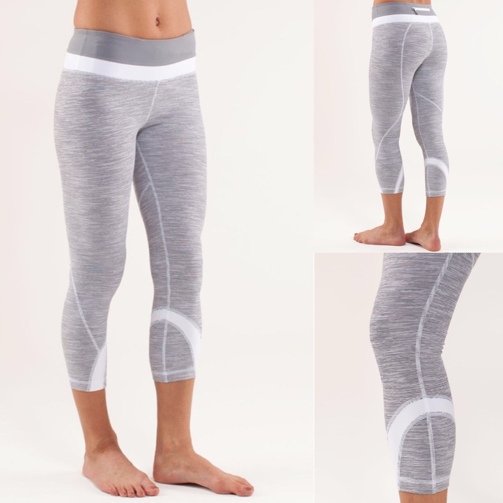 Lululemon Inspire Crop II Wee Are From Space White